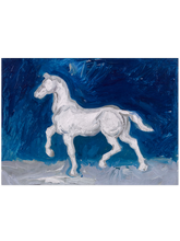 Van Gogh Statuette of a Horse - Art Print